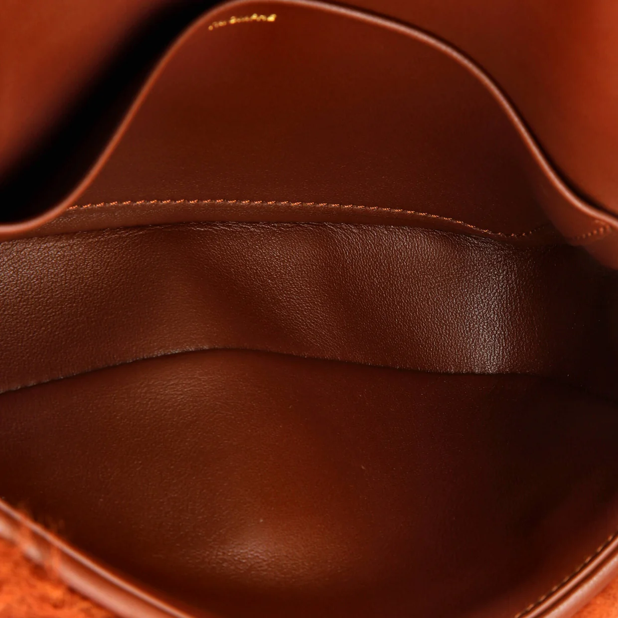 Triomphe Chain Shoulder Bag Shearling Small - Deep Luxury