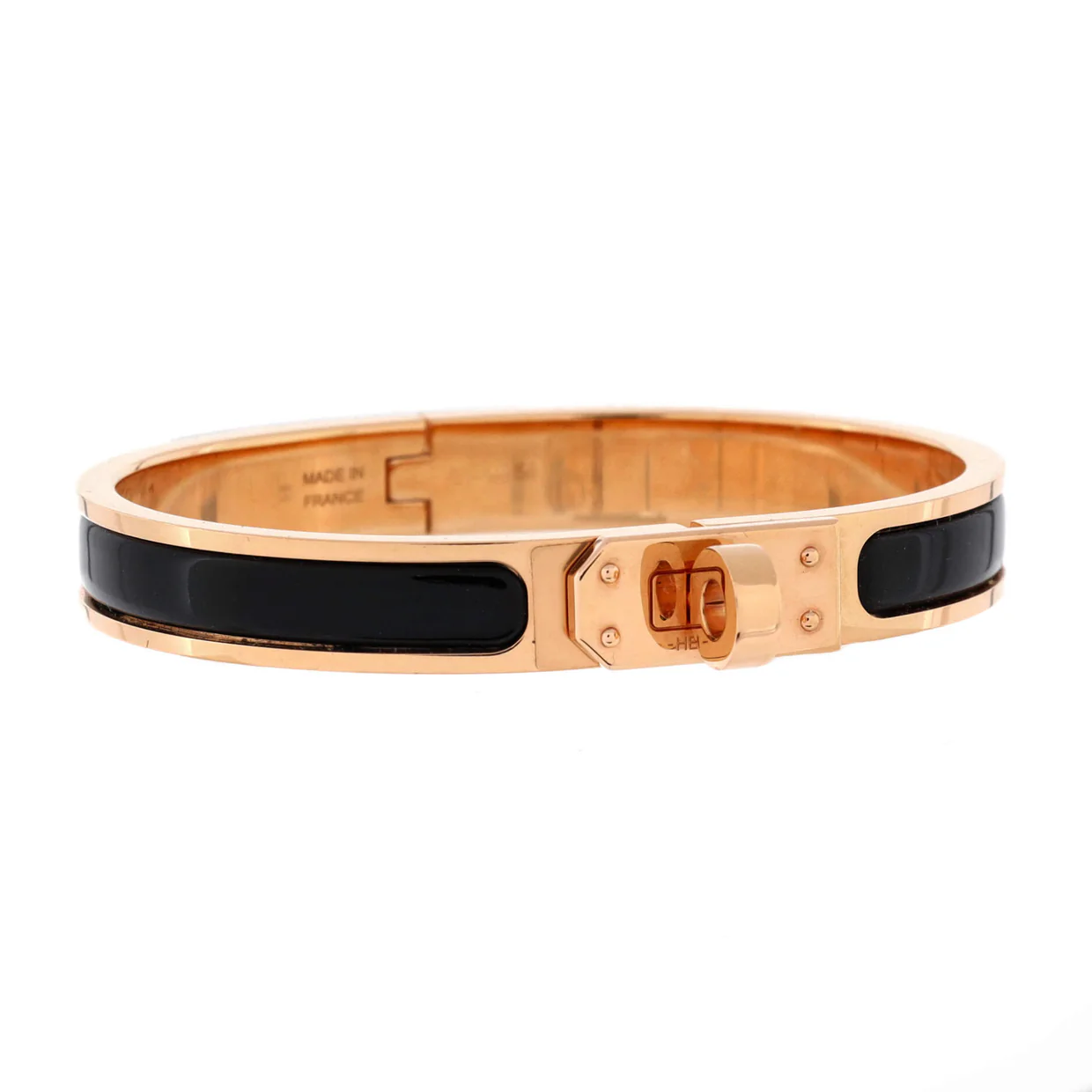 Mini Clic Kelly Bracelet Enamel Narrow - Deep Luxury