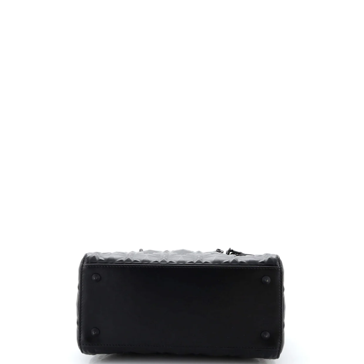 Lady Dior Bag Diamond Motif Cannage Calfskin Medium - Deep Luxury