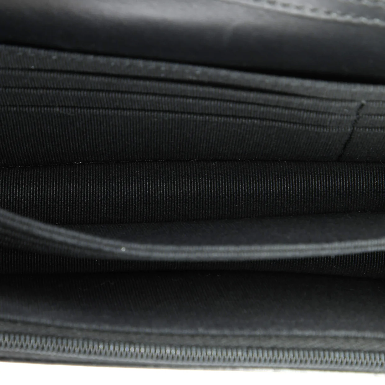 Logo Enamel Clutch with Chain Quilted Lambskin Mini - Deep Luxury