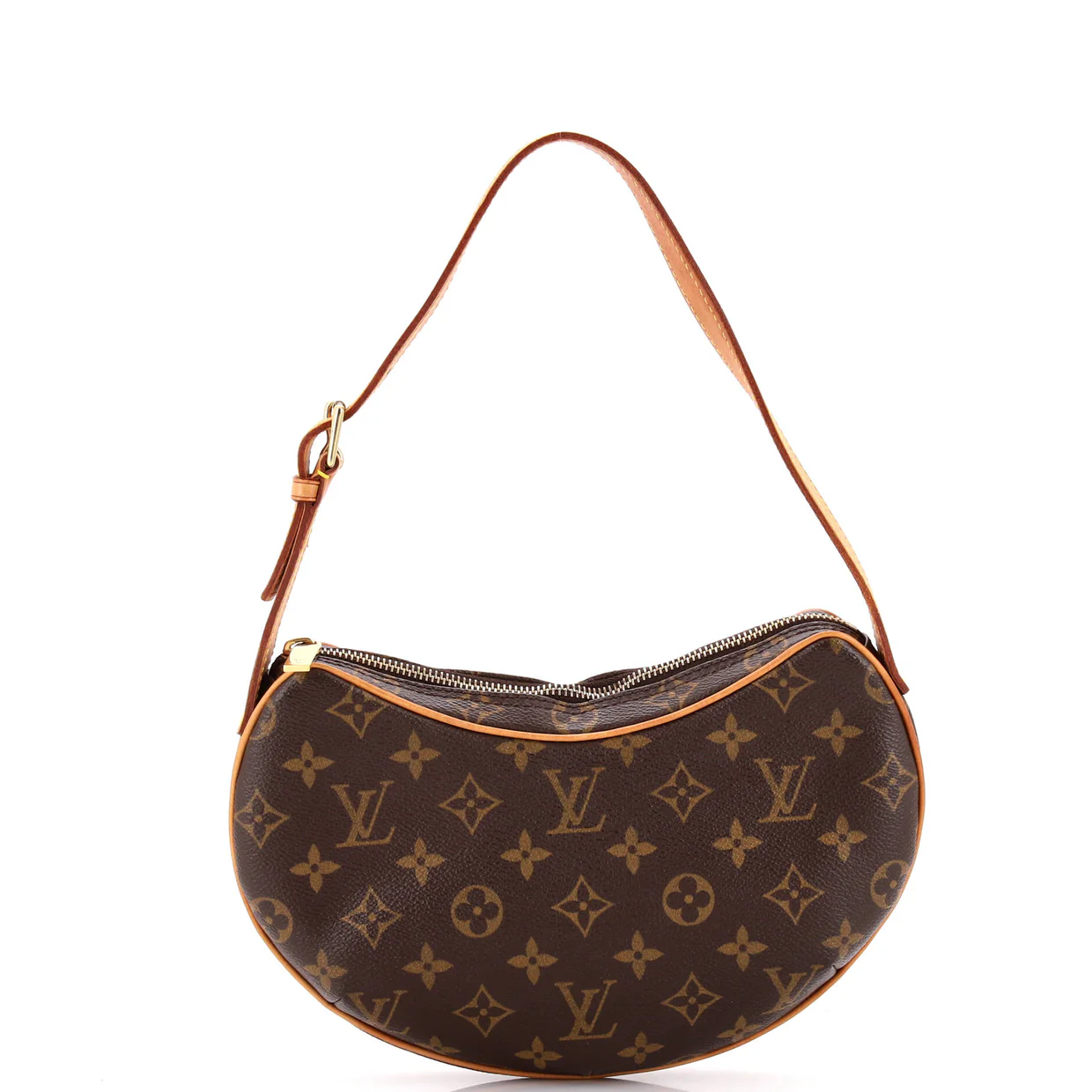 Croissant Handbag Monogram Canvas PM - Deep Luxury