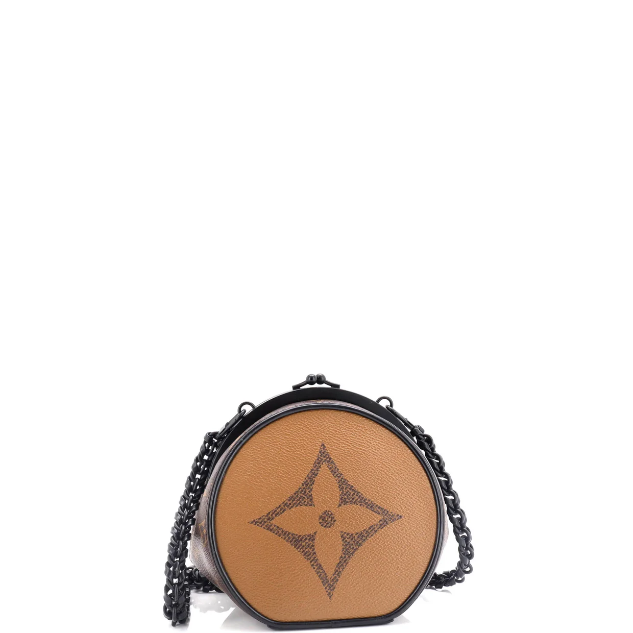 Boursicot Boite Chapeau Bag Reverse Monogram Giant - Deep Luxury