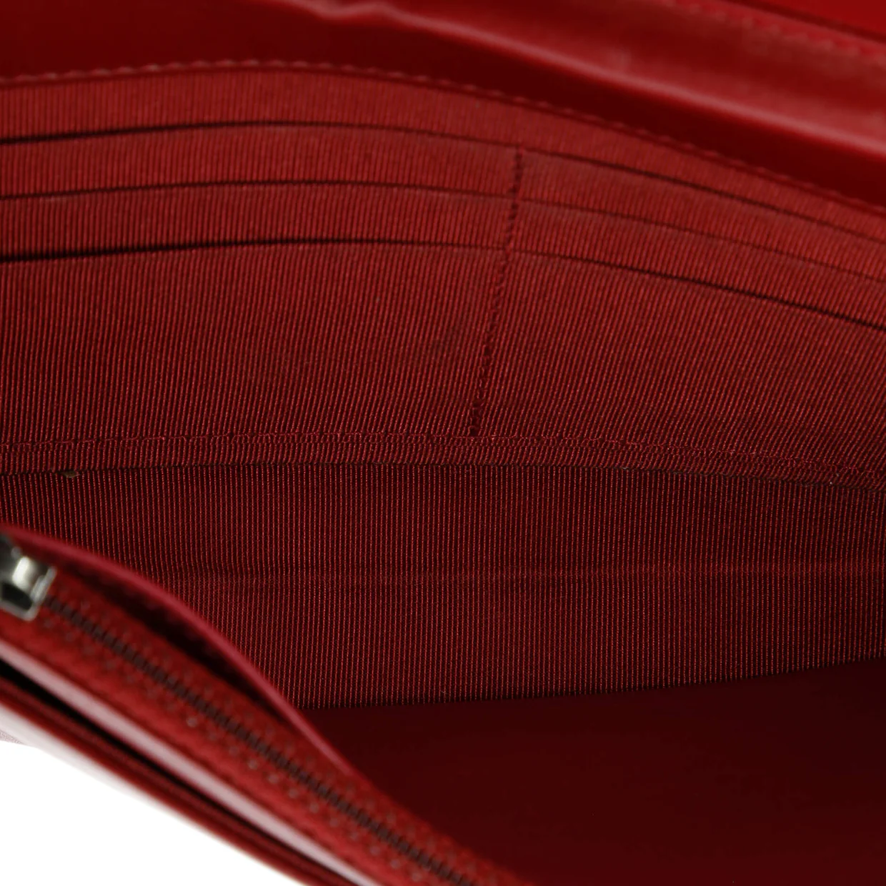 Gabrielle Wallet on Chain Quilted Aged Calfskin - Deep Luxury