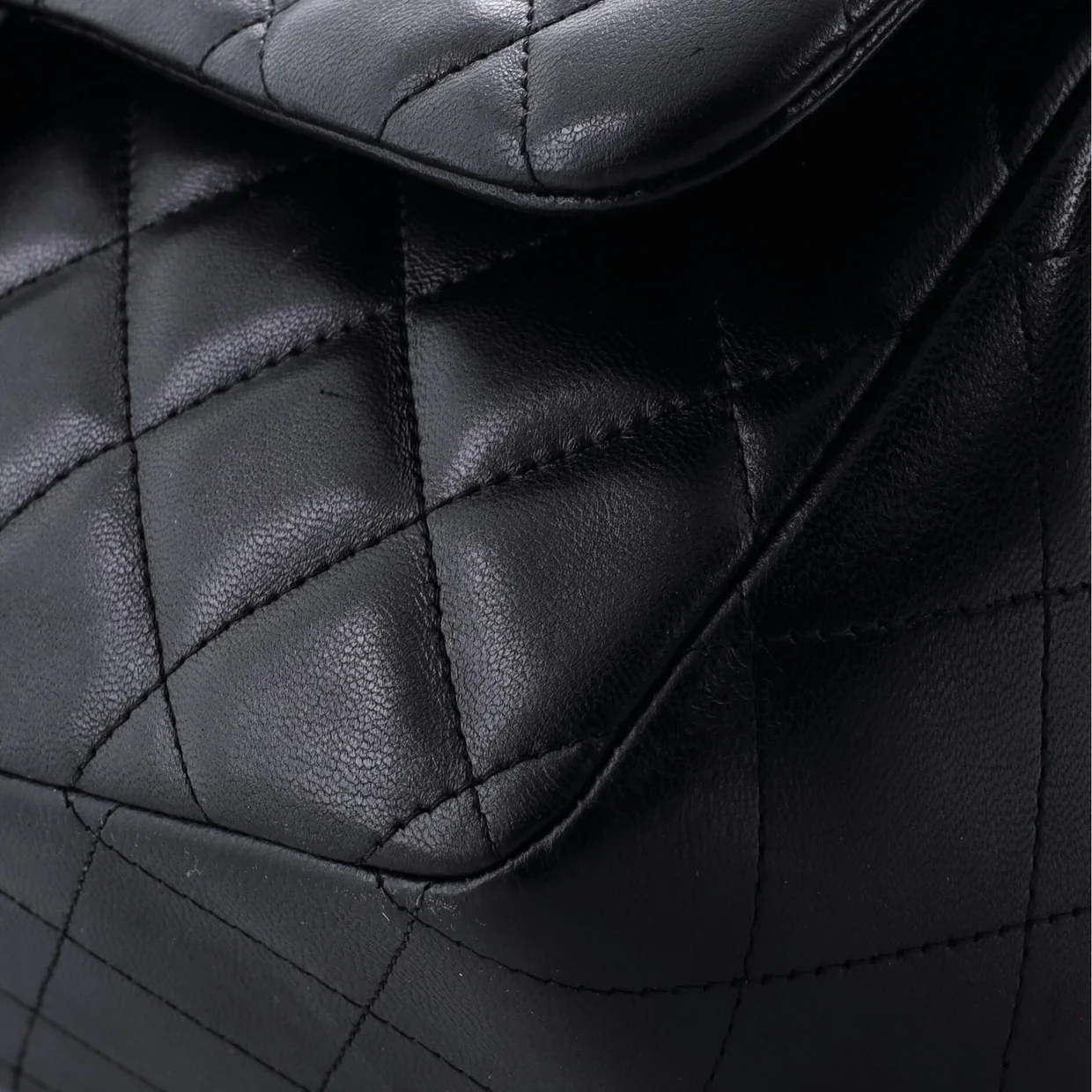 Classic Double Flap Bag Quilted Lambskin Jumbo - Deep Luxury