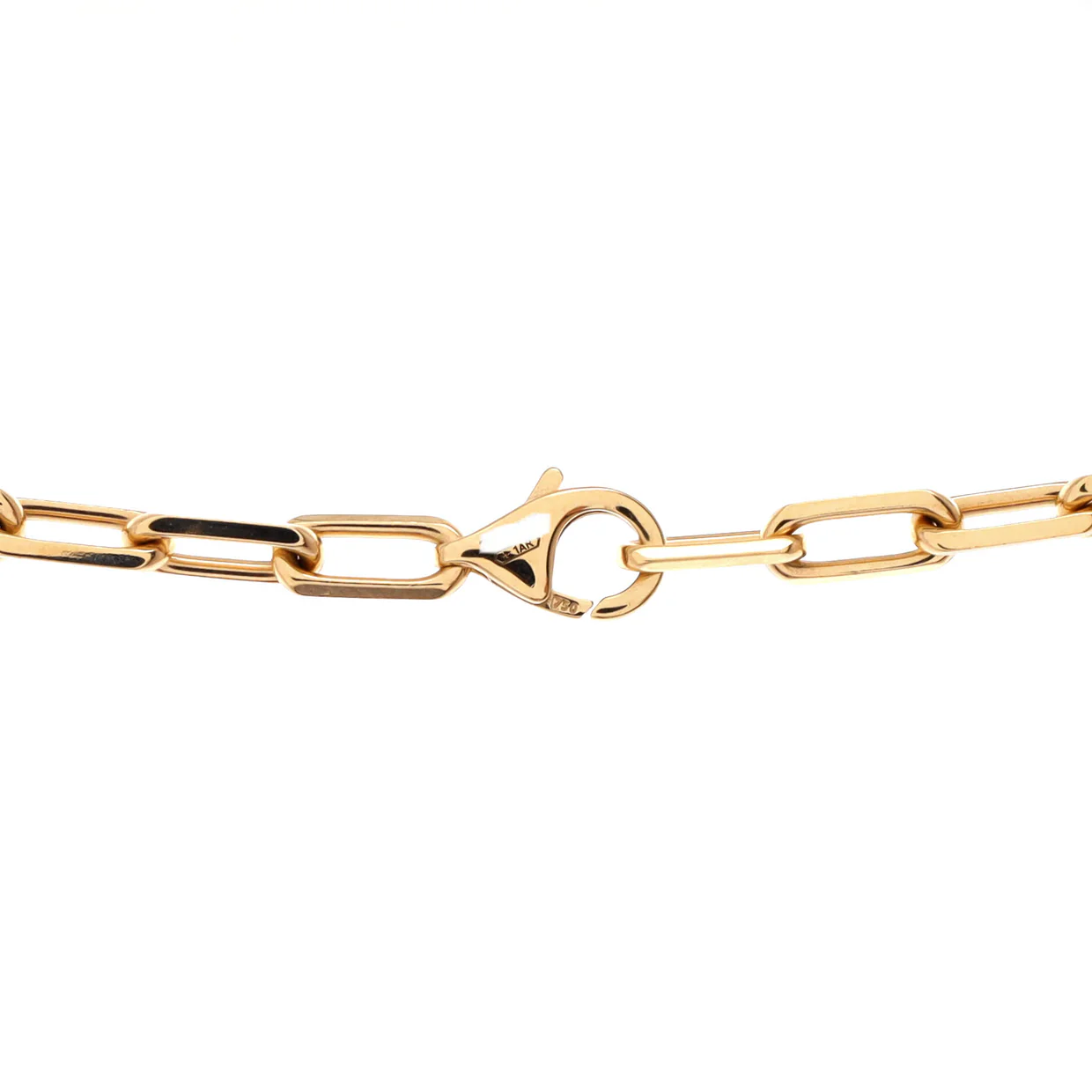 Santos de Cartier Chain Necklace 18K Yellow Gold Small - Deep Luxury