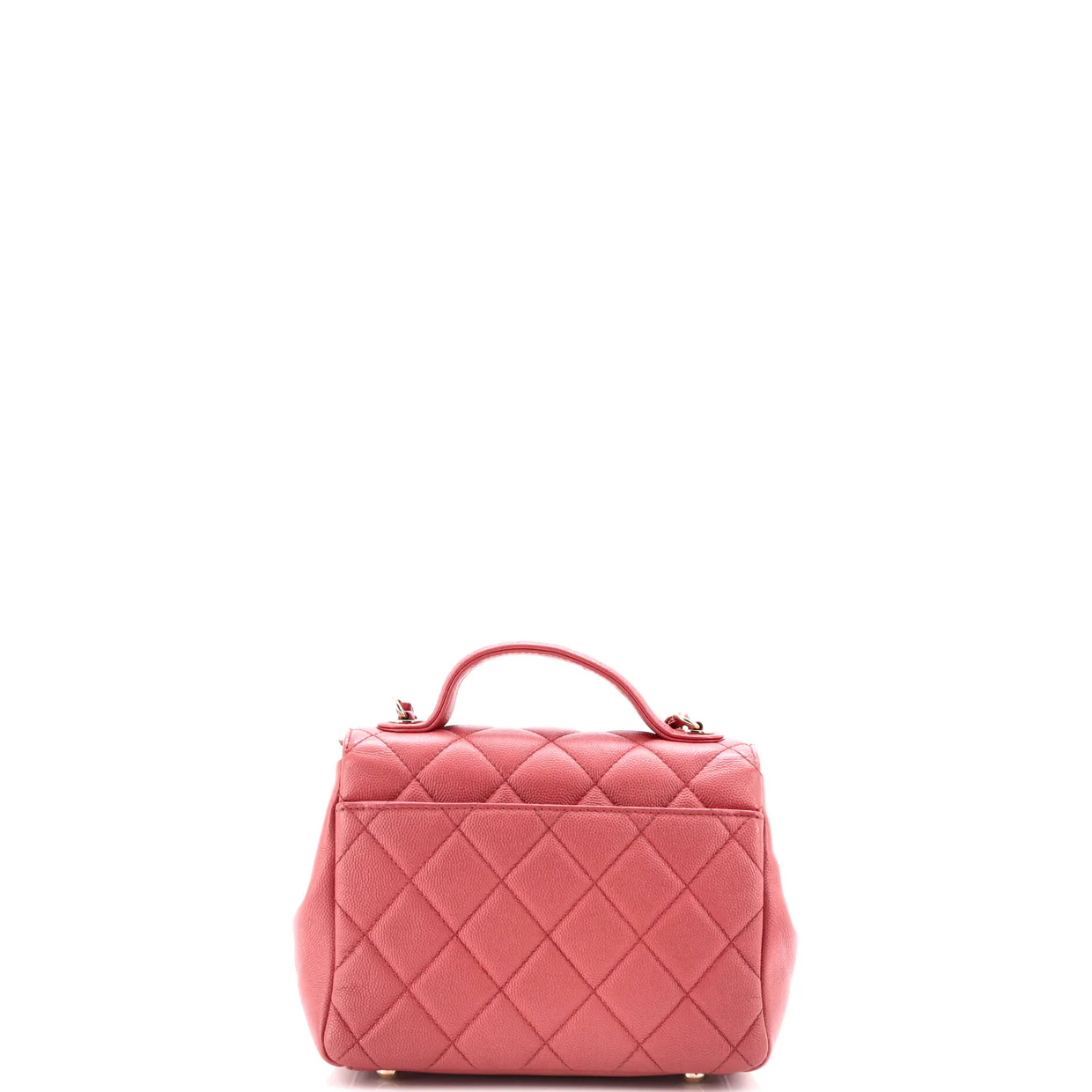Business Affinity Flap Bag Quilted Caviar Small - Deep Luxury