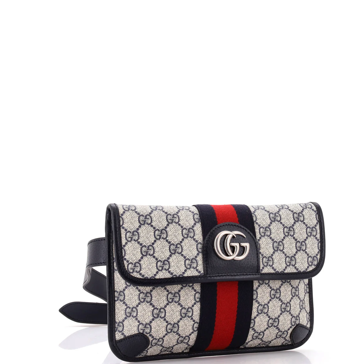 Ophidia Flap Belt Bag GG Coated Canvas - Deep Luxury