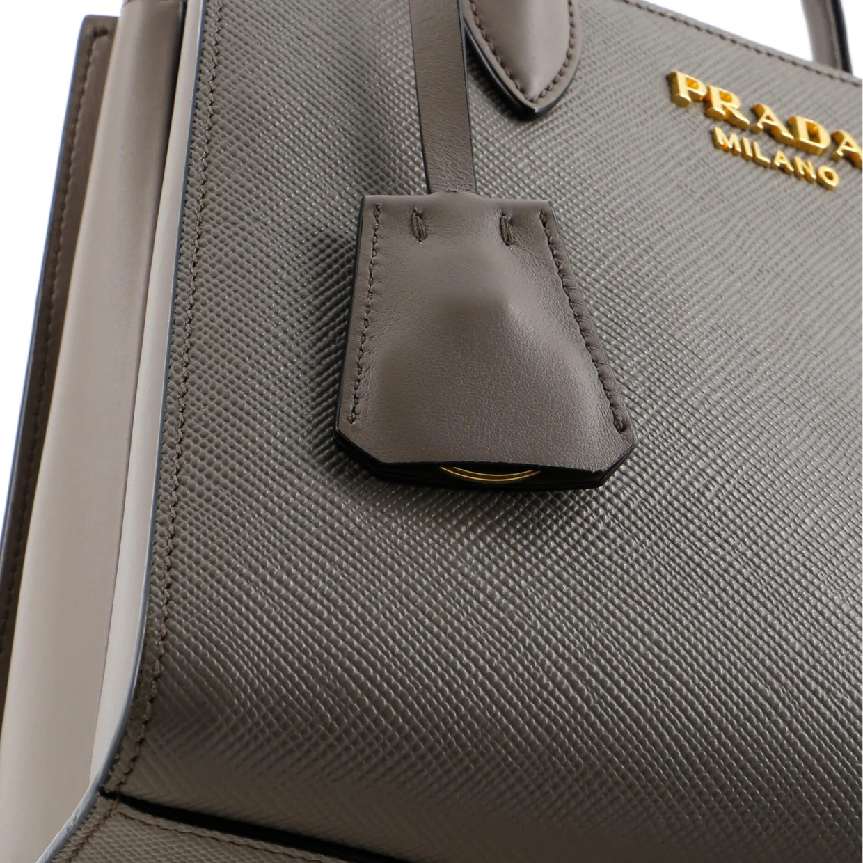 Bibliotheque Tote Saffiano with City Calf Small - Deep Luxury