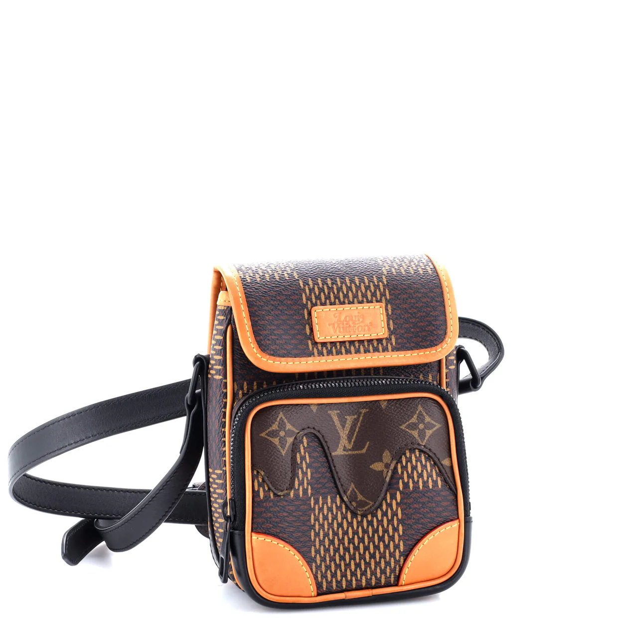 Nigo Amazone Messenger Bag Limited Edition Giant Damier and Monogram Canvas Nano - Deep Luxury