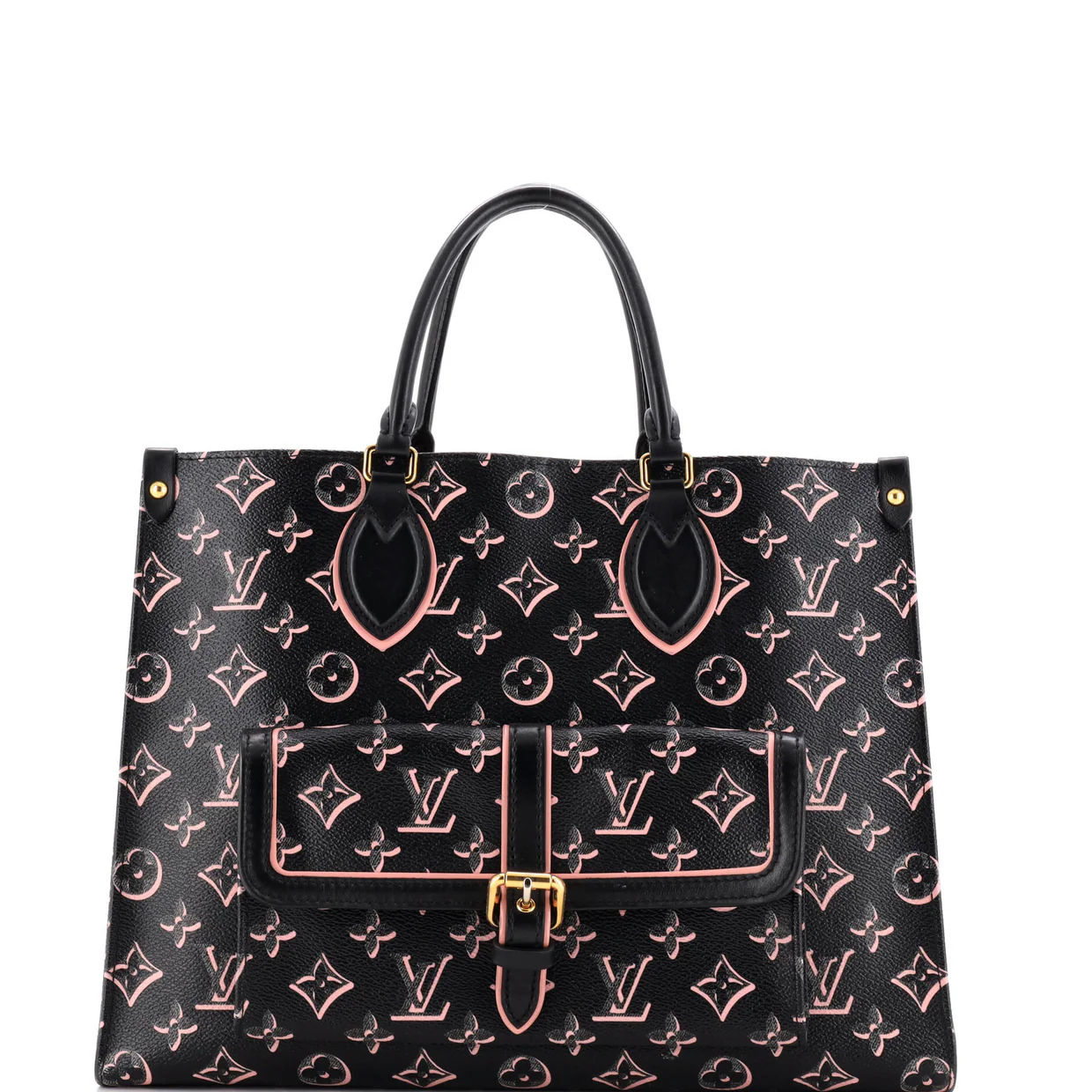 OnTheGo Tote Fall for You Monogram Canvas MM - Deep Luxury