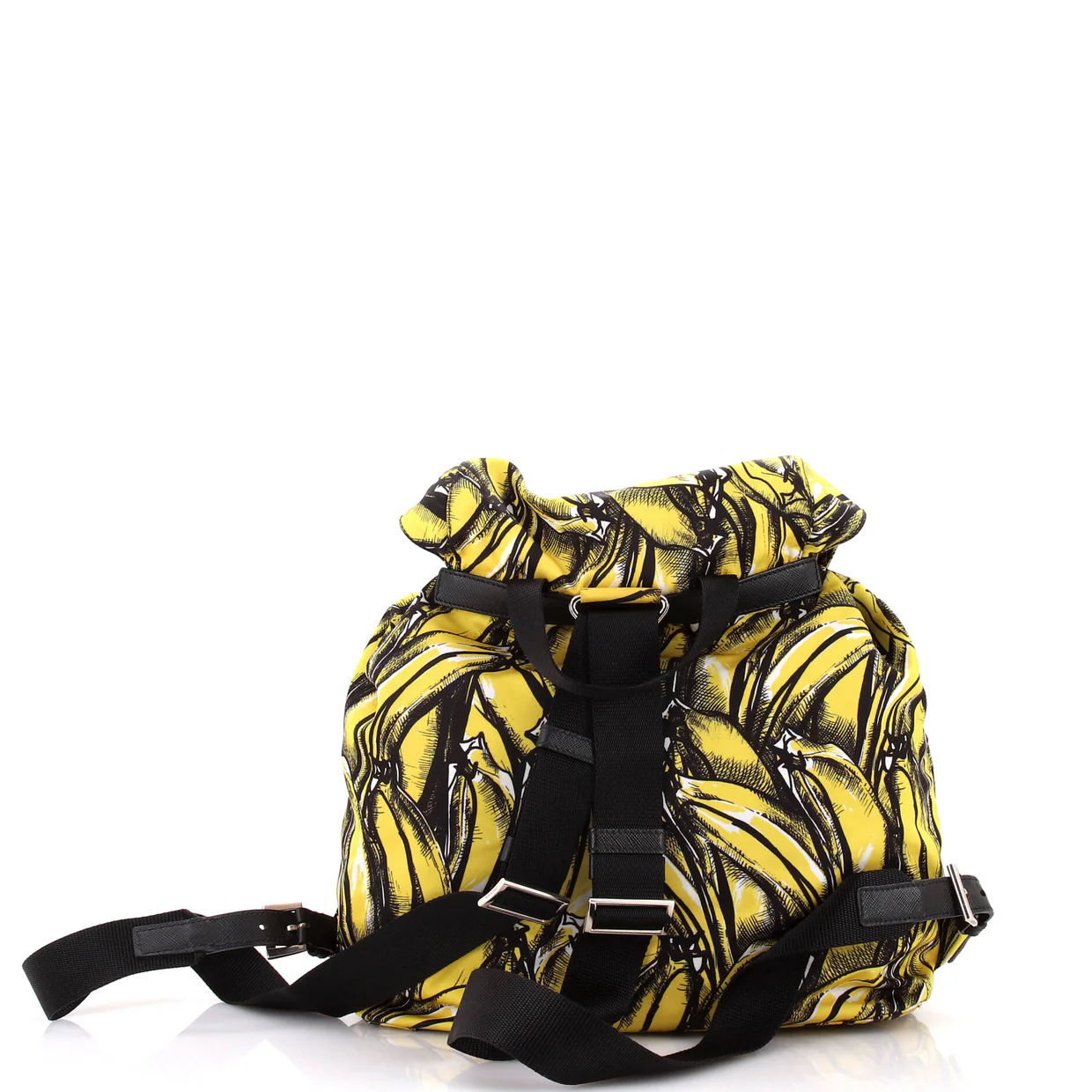 Double Front Pocket Backpack Printed Tessuto Medium - Deep Luxury
