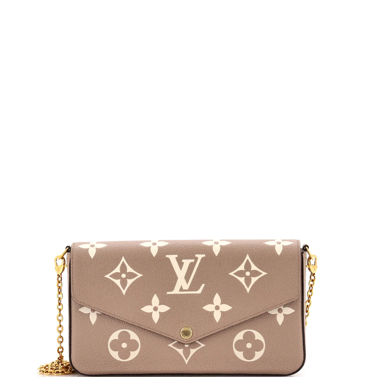 Felicie Pochette Bicolor Monogram Empreinte Giant - Deep Luxury