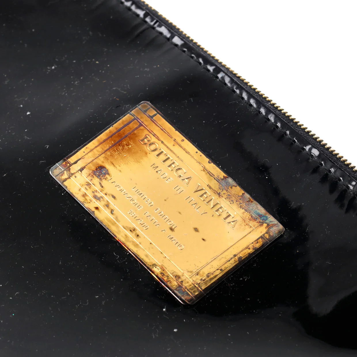 Cabat Tote Intrecciato Patent Large - Deep Luxury