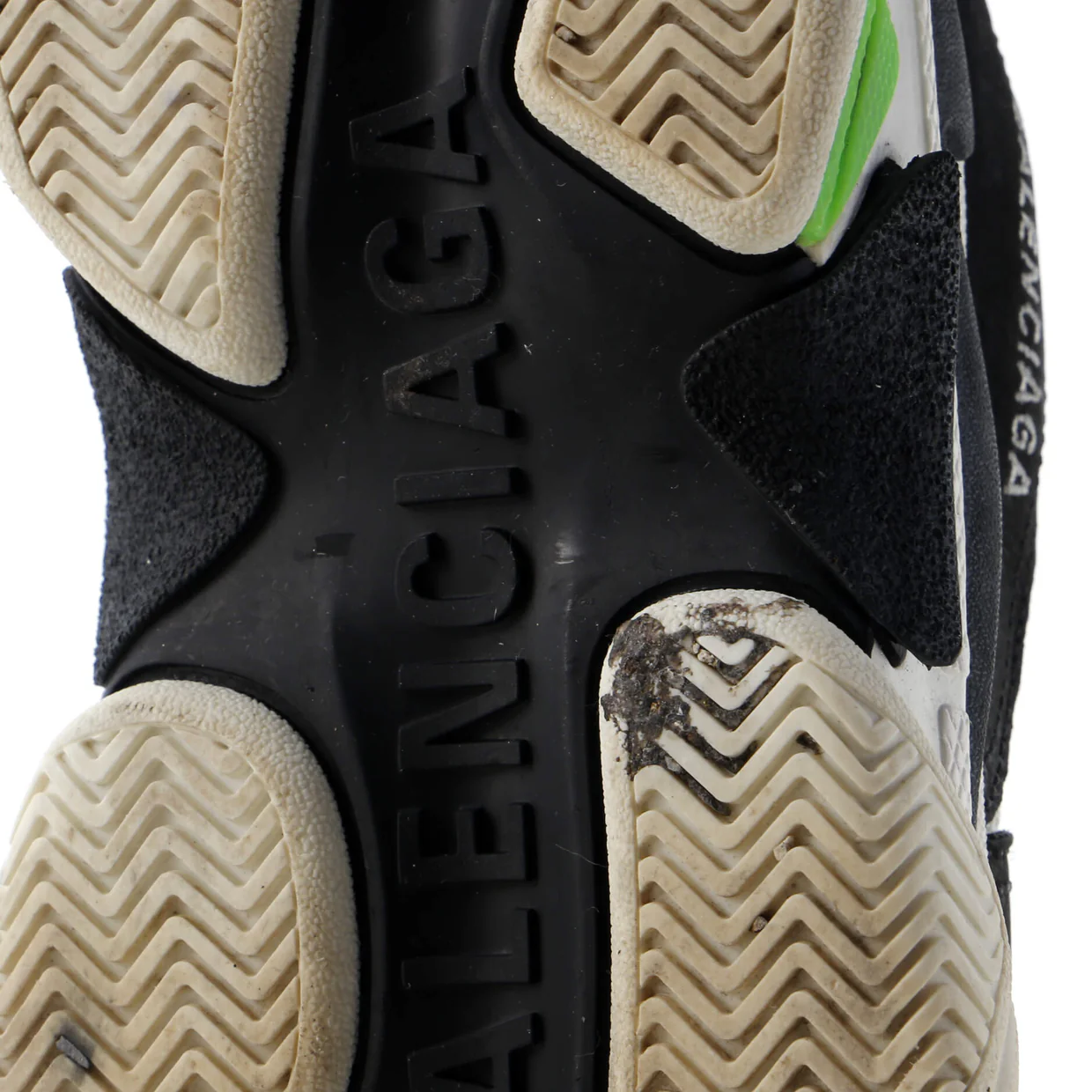 Men's Triple S Sneakers Fabric and Mesh with Faux Leather - Deep Luxury