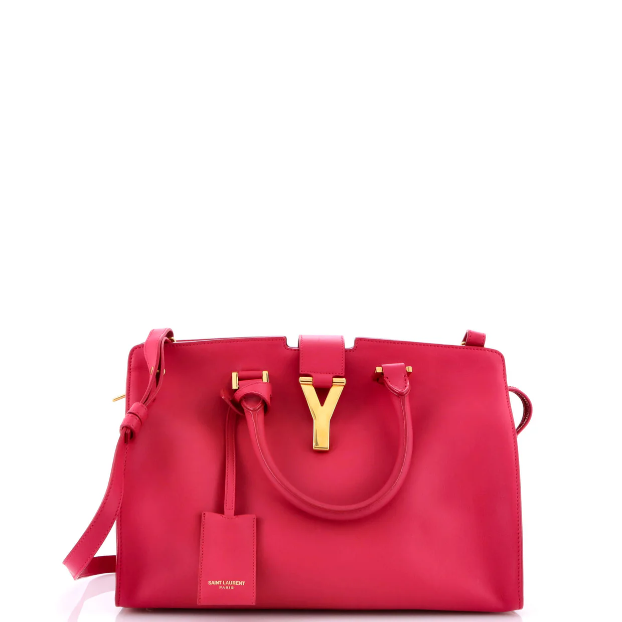 Classic Y Cabas Leather Small - Deep Luxury