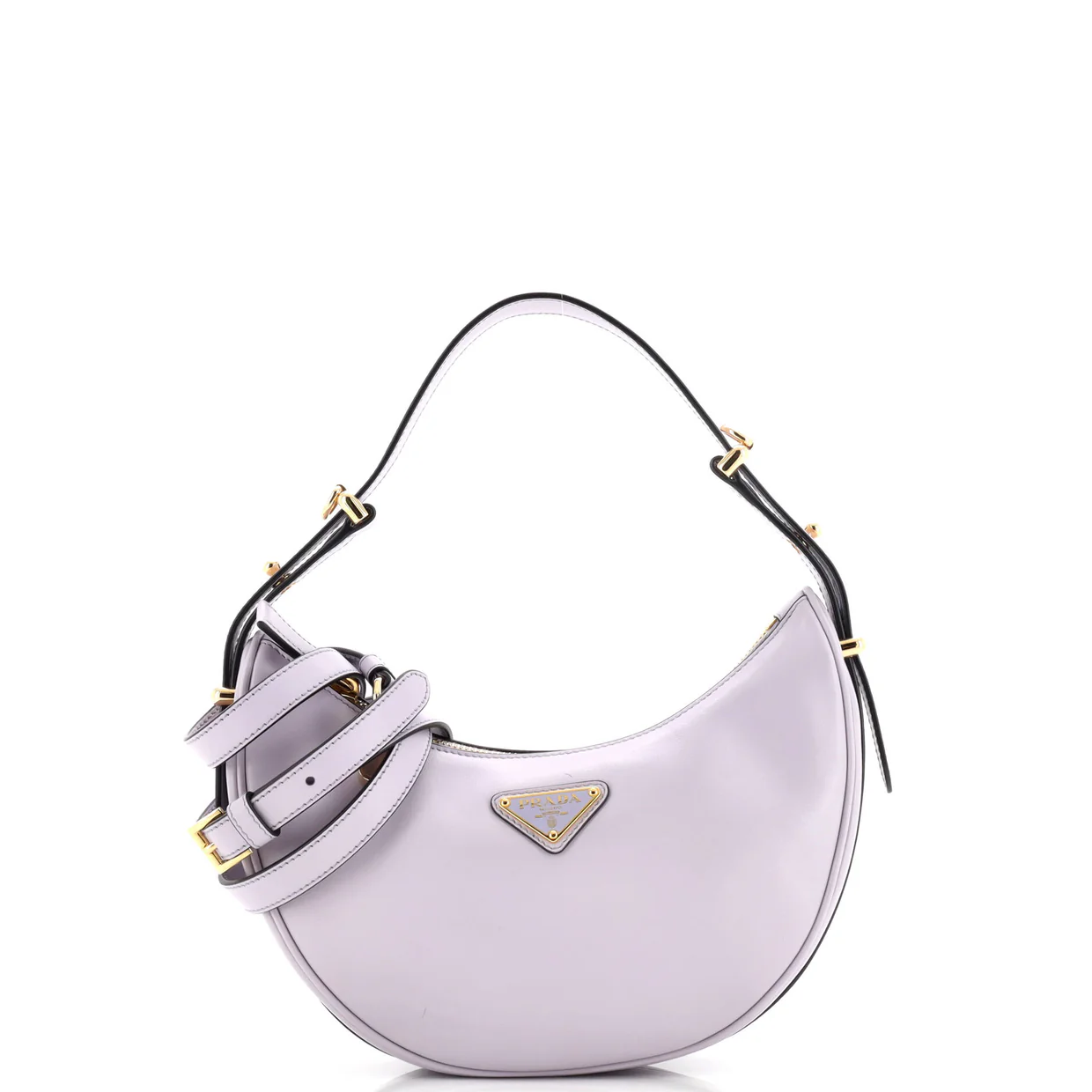 Arque Half Moon Hobo Leather Mini - Deep Luxury