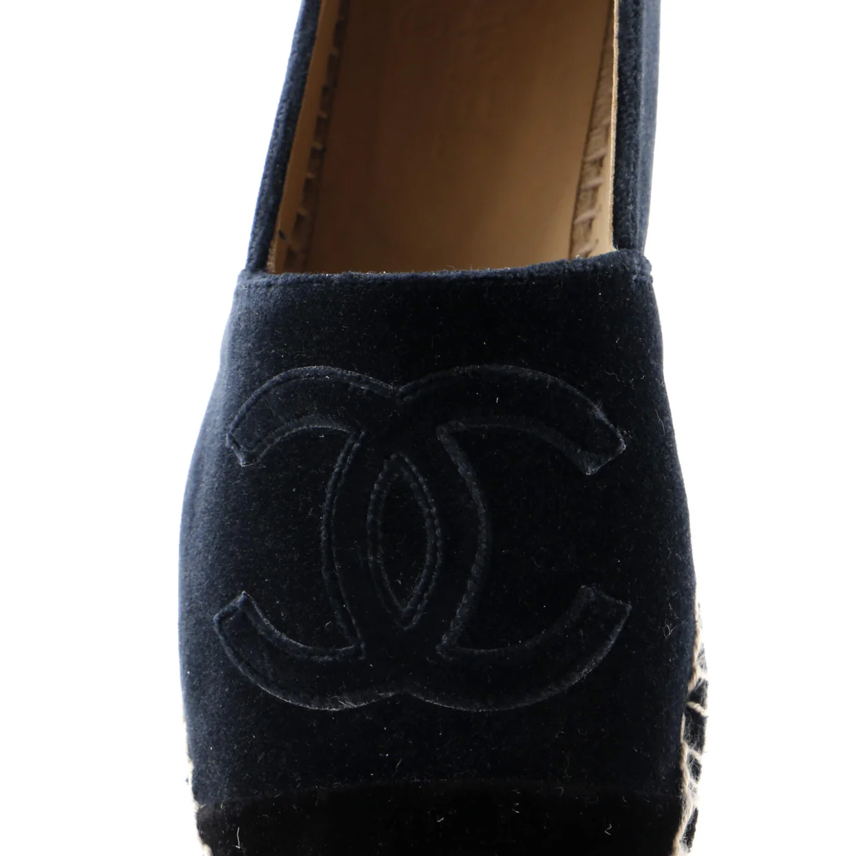 Women's CC Cap Toe Espadrilles Velvet - Deep Luxury