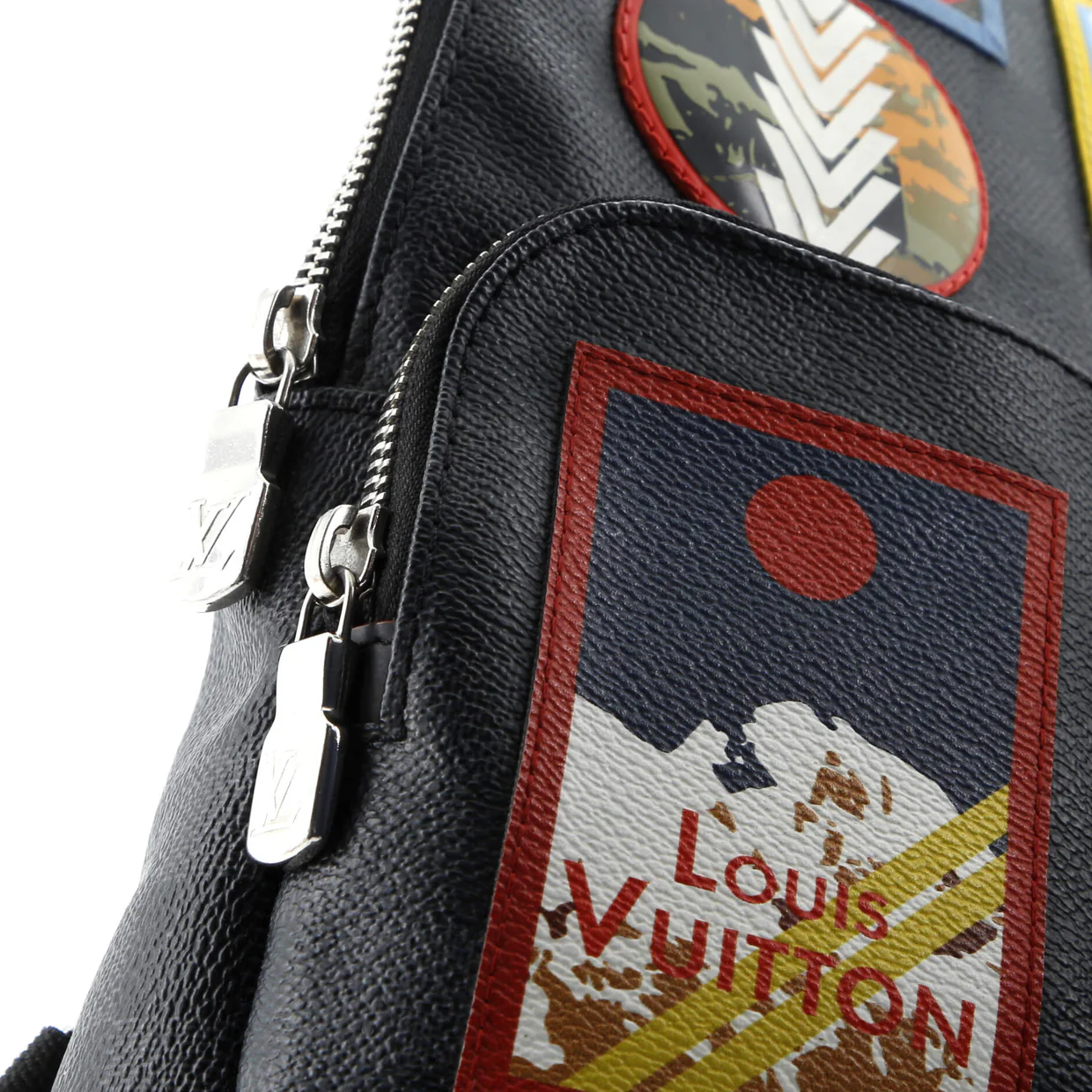 Avenue Sling Bag Alps Patches Damier Graphite - Deep Luxury