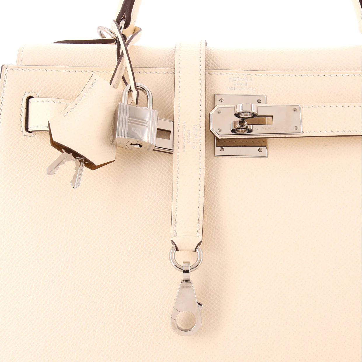 Kelly Handbag Verso Epsom with Palladium Hardware 28 - Deep Luxury