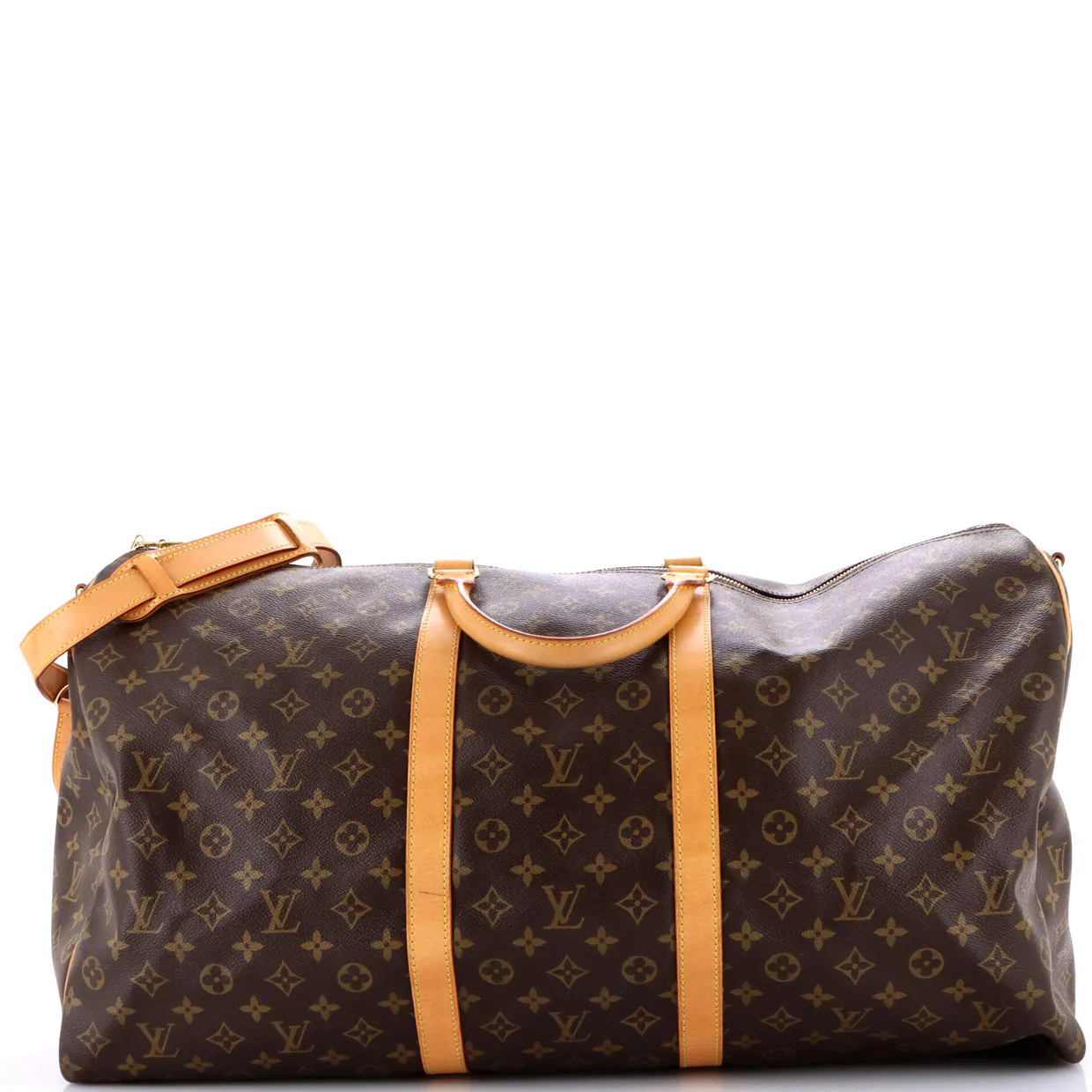 Keepall Bandouliere Bag Monogram Canvas 60 - Deep Luxury