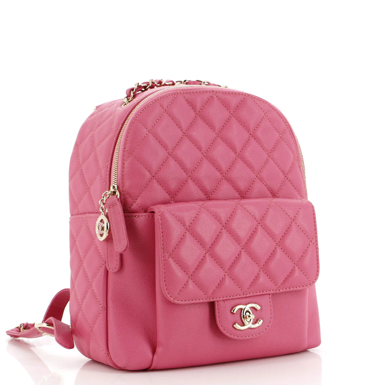 CC Day Backpack Quilted Caviar Large - Deep Luxury