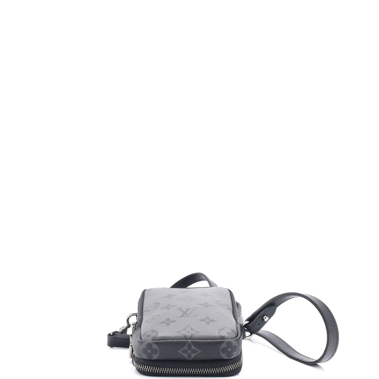 Double Phone Pouch Reverse Monogram Eclipse Canvas - Deep Luxury