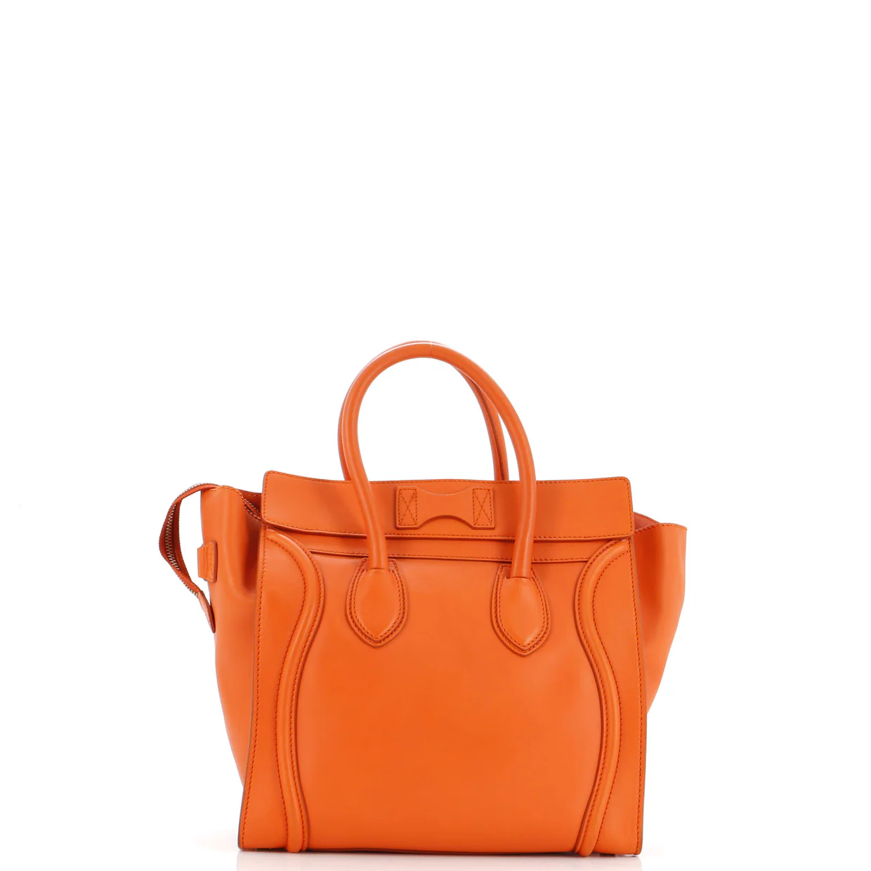 Luggage Bag Smooth Leather Mini - Deep Luxury
