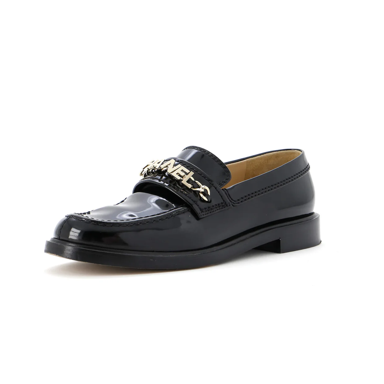 Women's Logo Loafers Shiny Calfskin - Deep Luxury