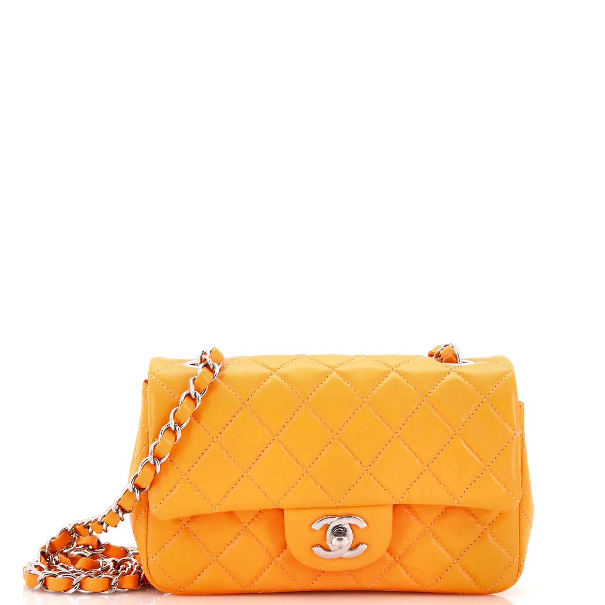 Classic Single Flap Bag Quilted Lambskin Mini - Deep Luxury