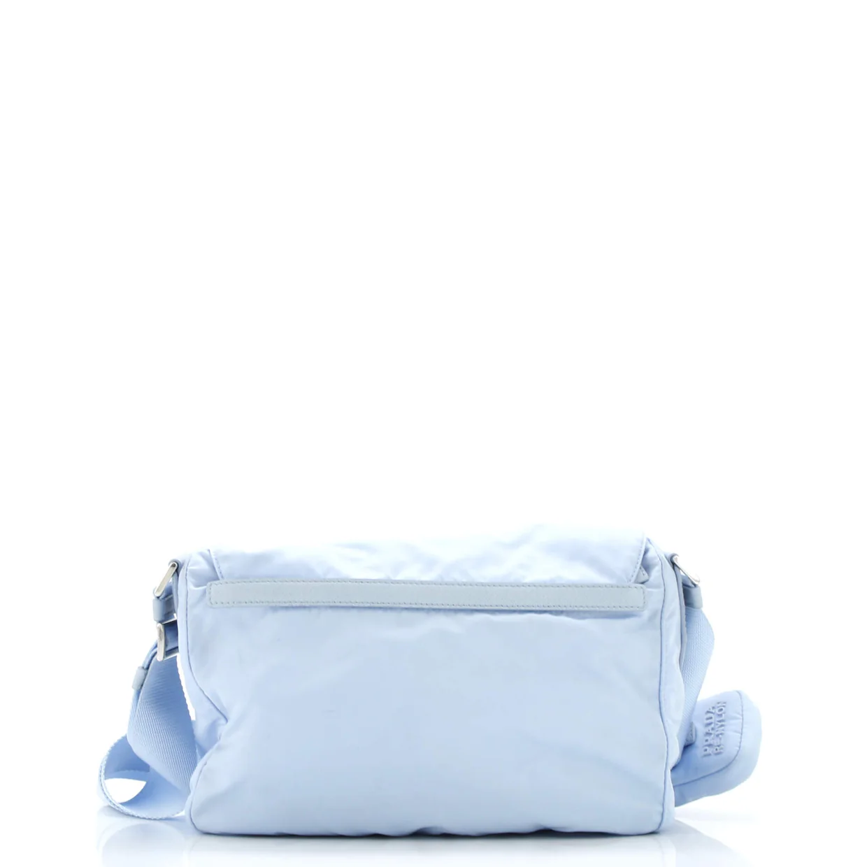 Double Buckle Flap Messenger Bag Re-Nylon Medium - Deep Luxury