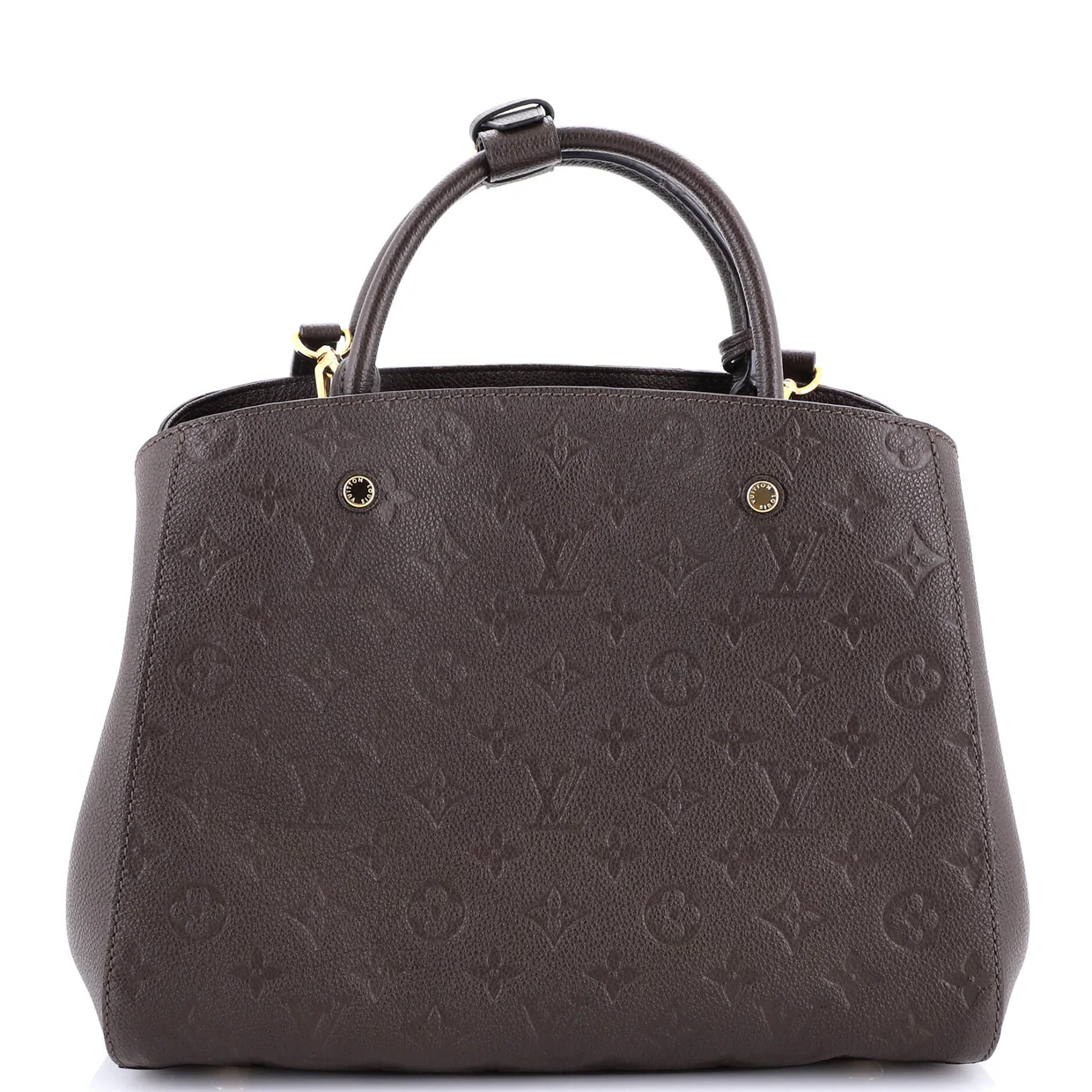 Montaigne Handbag Monogram Empreinte Leather MM - Deep Luxury