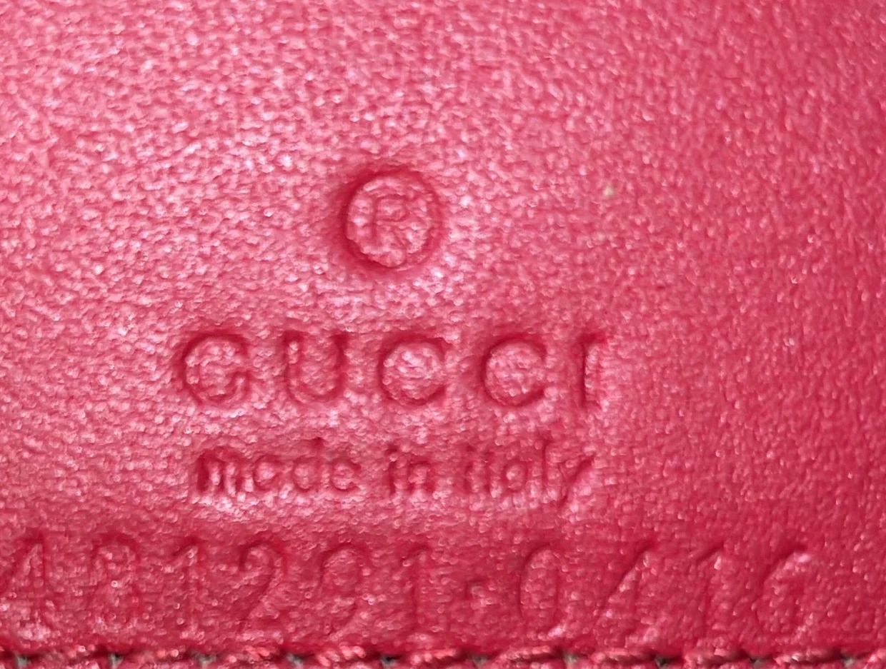 Cherries Wallet on Chain GG Coated Canvas Mini - Deep Luxury