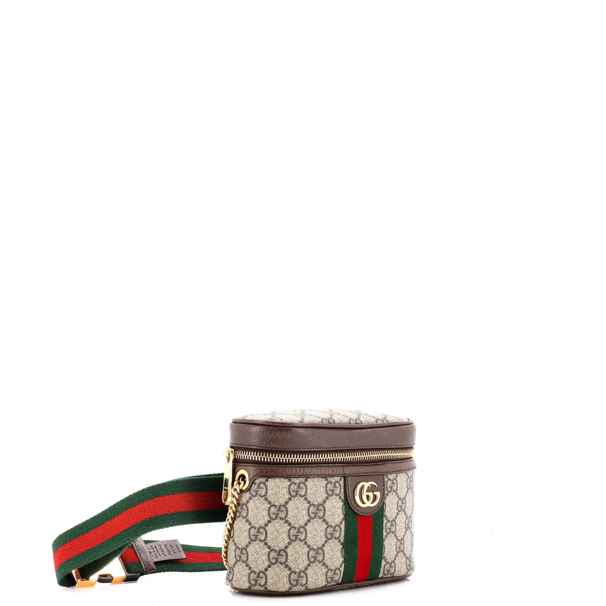 Ophidia Chain Belt Bag GG Coated Canvas Small - Deep Luxury