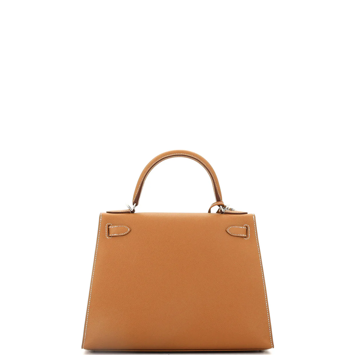 Kelly Handbag Gold Epsom with Palladium Hardware 28 - Deep Luxury