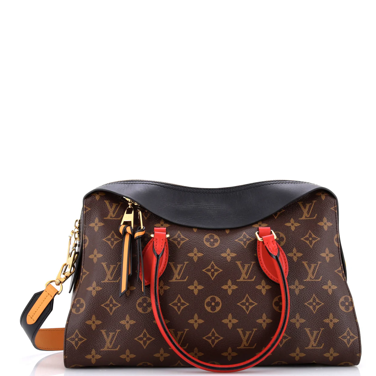 Tuileries Handbag Monogram Canvas with Leather - Deep Luxury