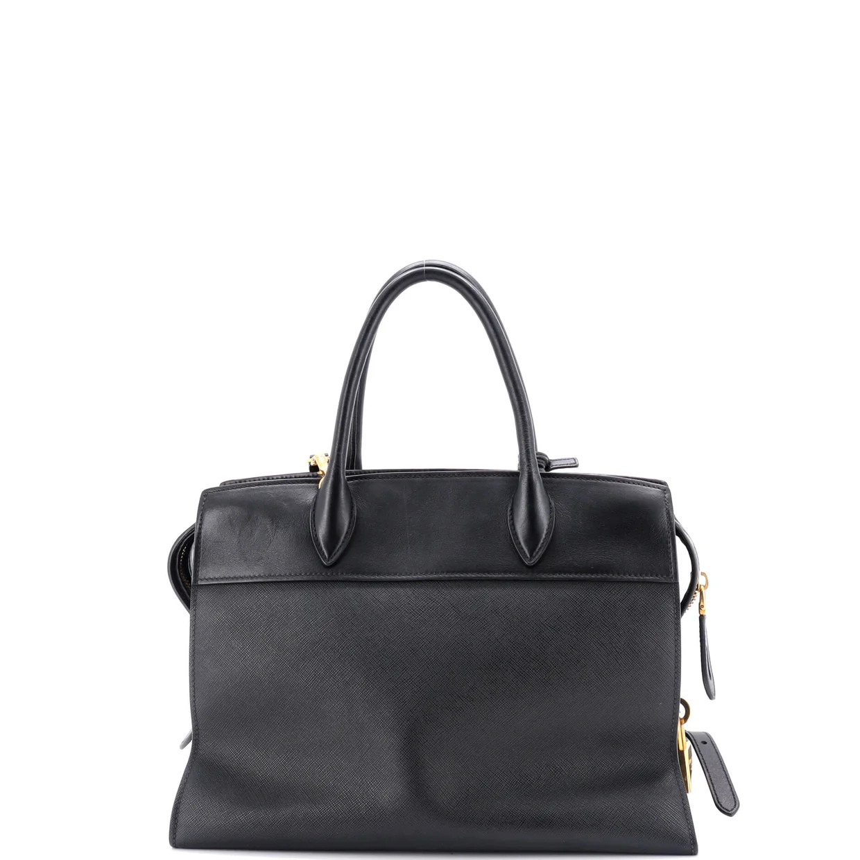 Esplanade Tote Saffiano with City Calf Medium - Deep Luxury