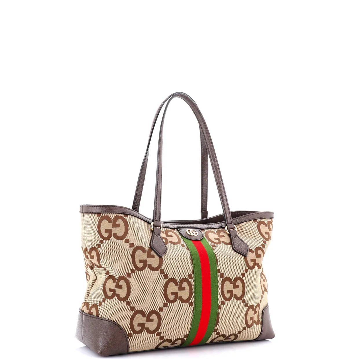 Ophidia Shopping Tote Jumbo GG Canvas Medium - Deep Luxury