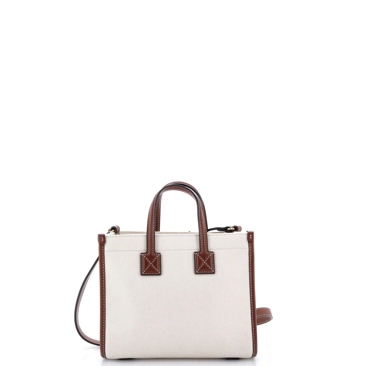 Freya Shopping Tote Canvas with Leather Mini - Deep Luxury