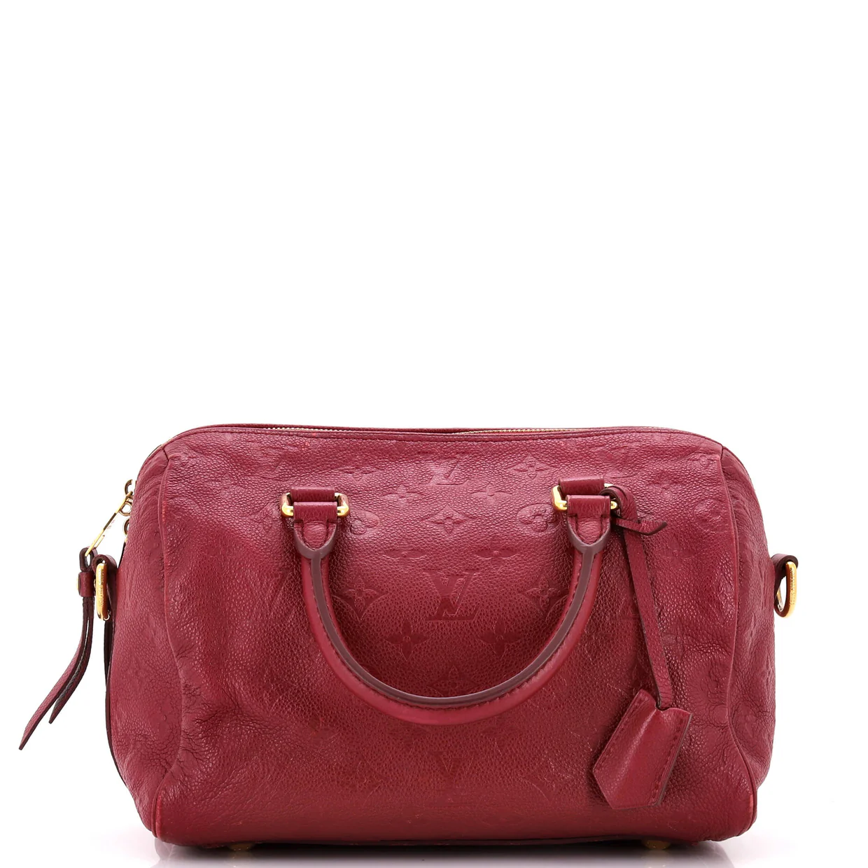 Speedy Bandouliere Bag Monogram Empreinte Leather 25 - Deep Luxury
