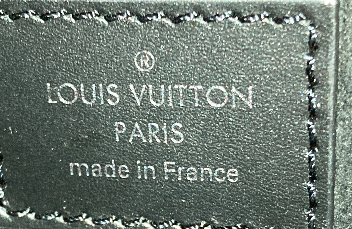 Side Trunk Handbag Debossed Monogram Leather MM - Deep Luxury