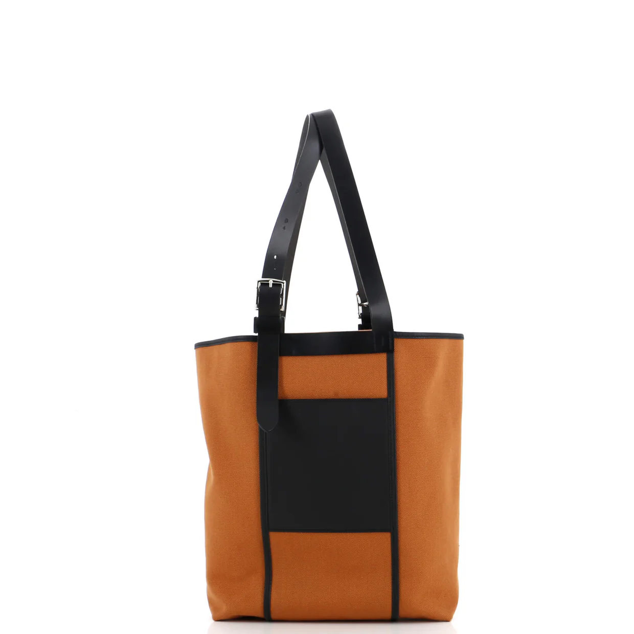 Etriviere Pocket Tote Toile and Leather 27 - Deep Luxury