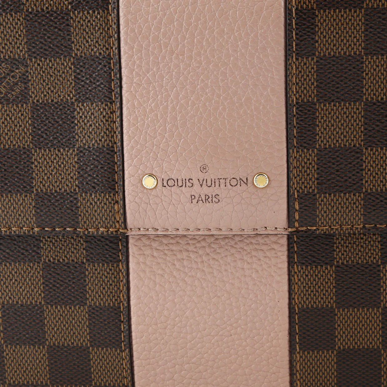 Bond Street Handbag Damier with Leather MM - Deep Luxury