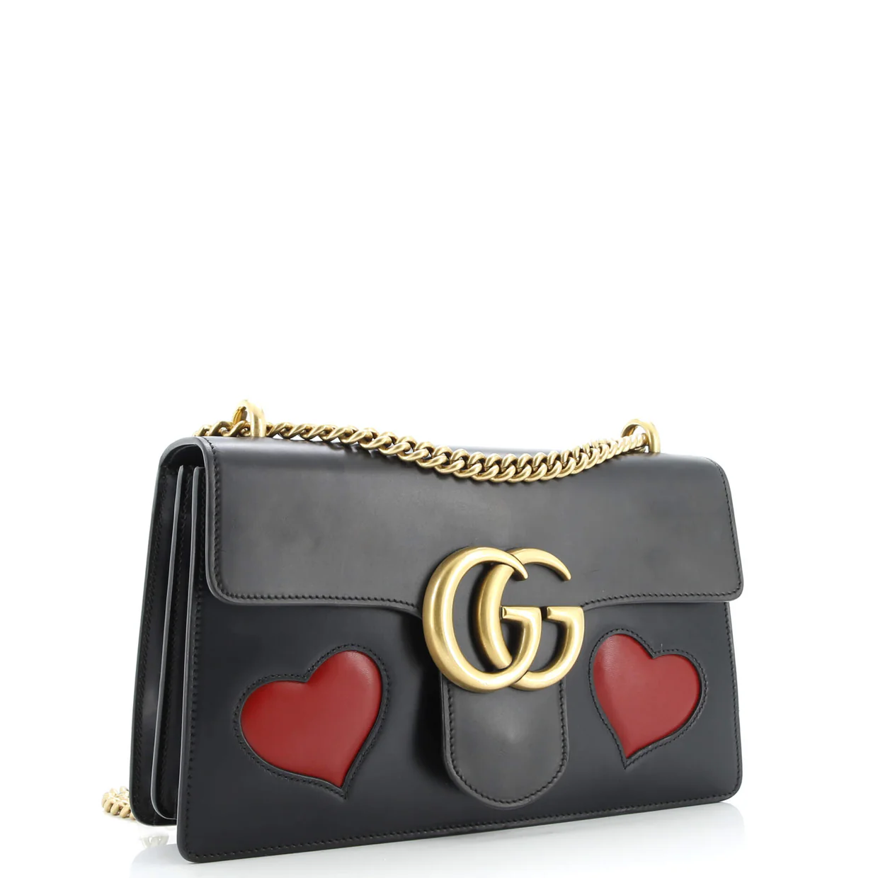 Marmont Chain Shoulder Bag Patchwork Leather Medium - Deep Luxury