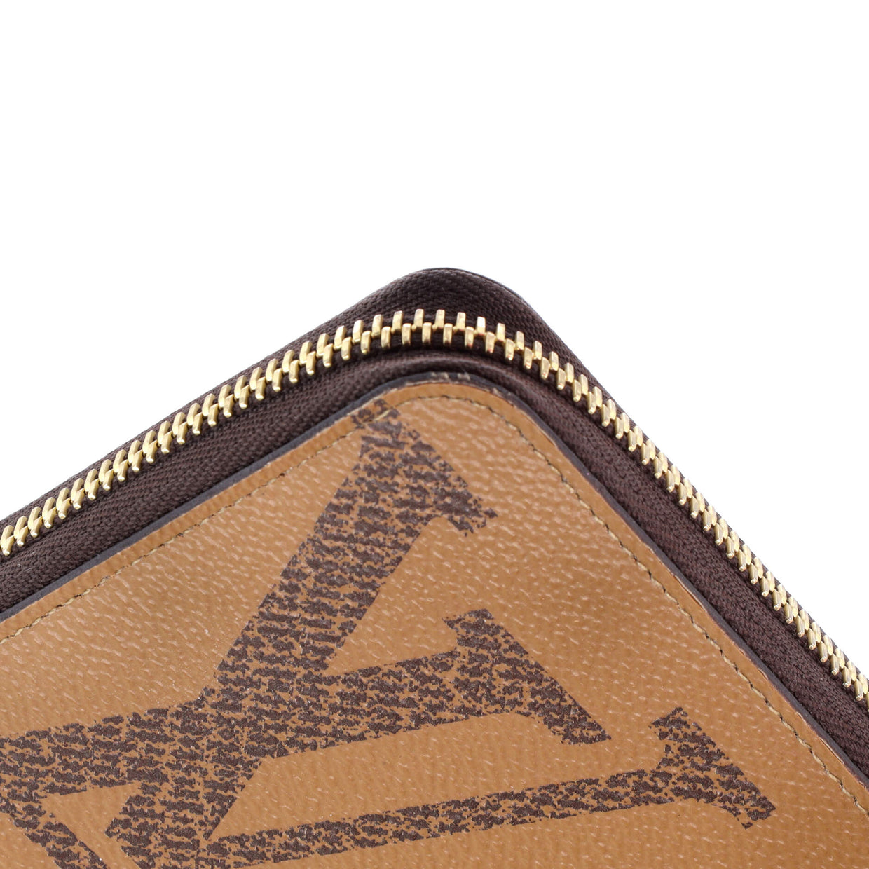 Zippy Wallet Reverse Monogram Giant - Deep Luxury