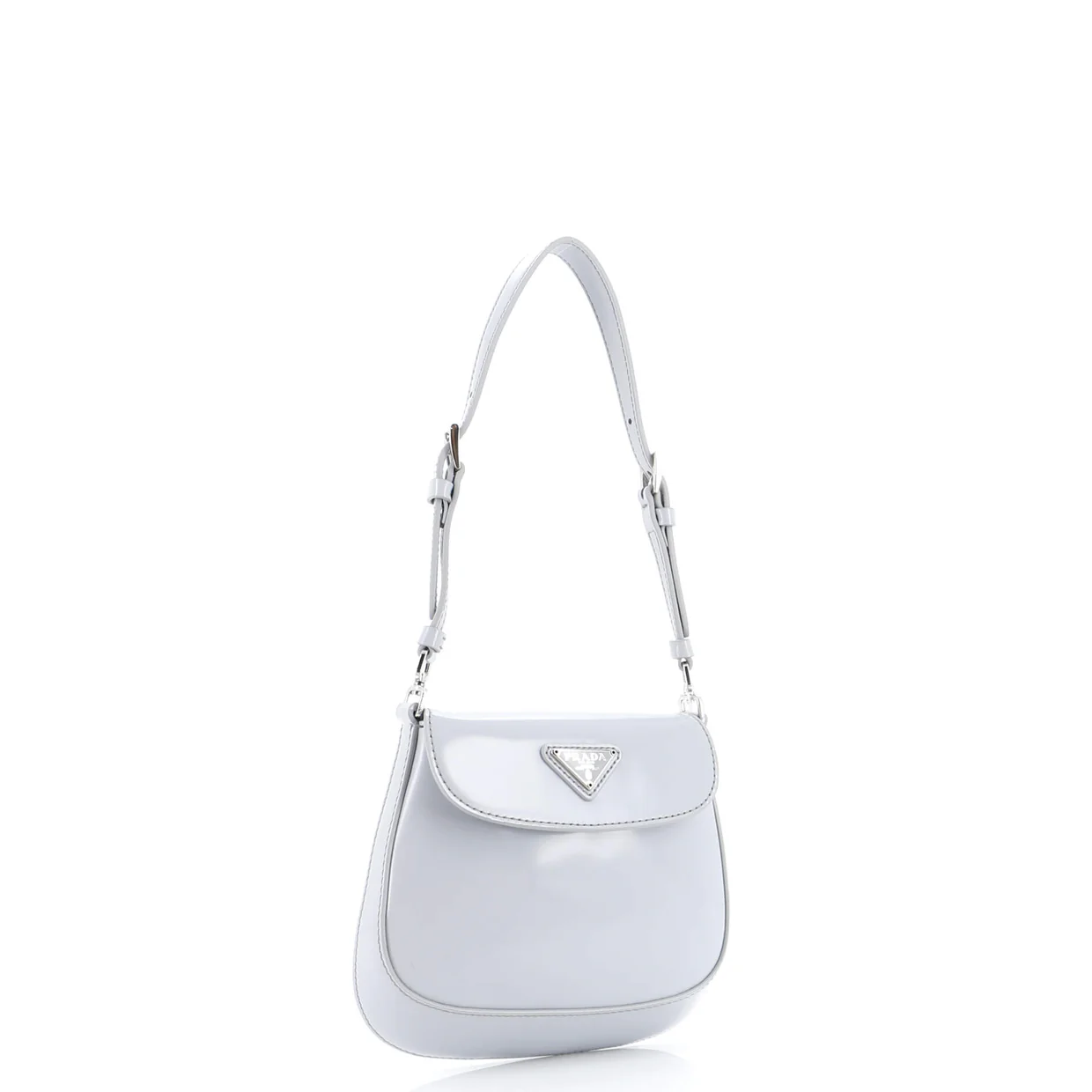 Cleo Flap Shoulder Bag Spazzolato Leather Mini - Deep Luxury