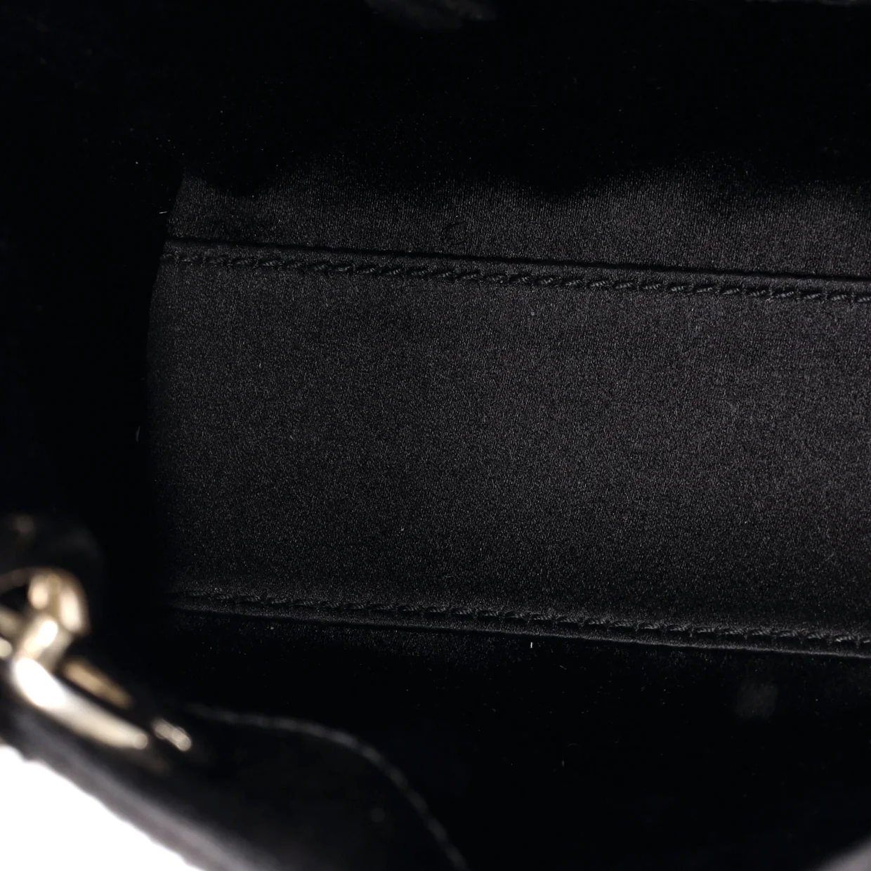 Lady Dior Bag Crystal Embellished Cannage Quilt Satin Mini - Deep Luxury