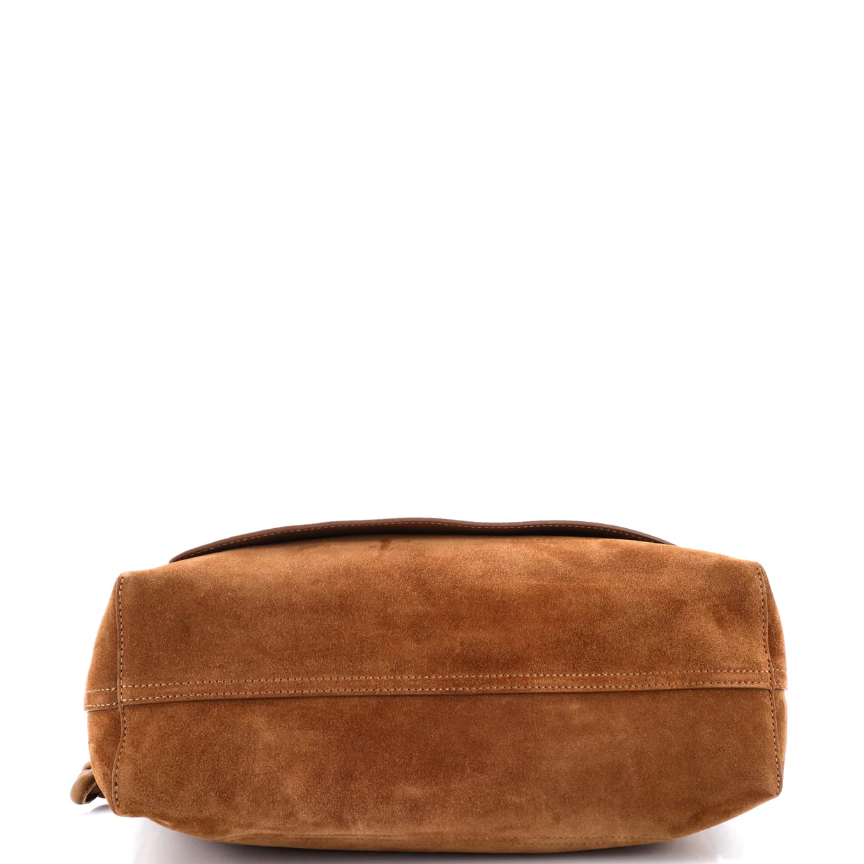 Flamenco Knot Satchel Suede - Deep Luxury