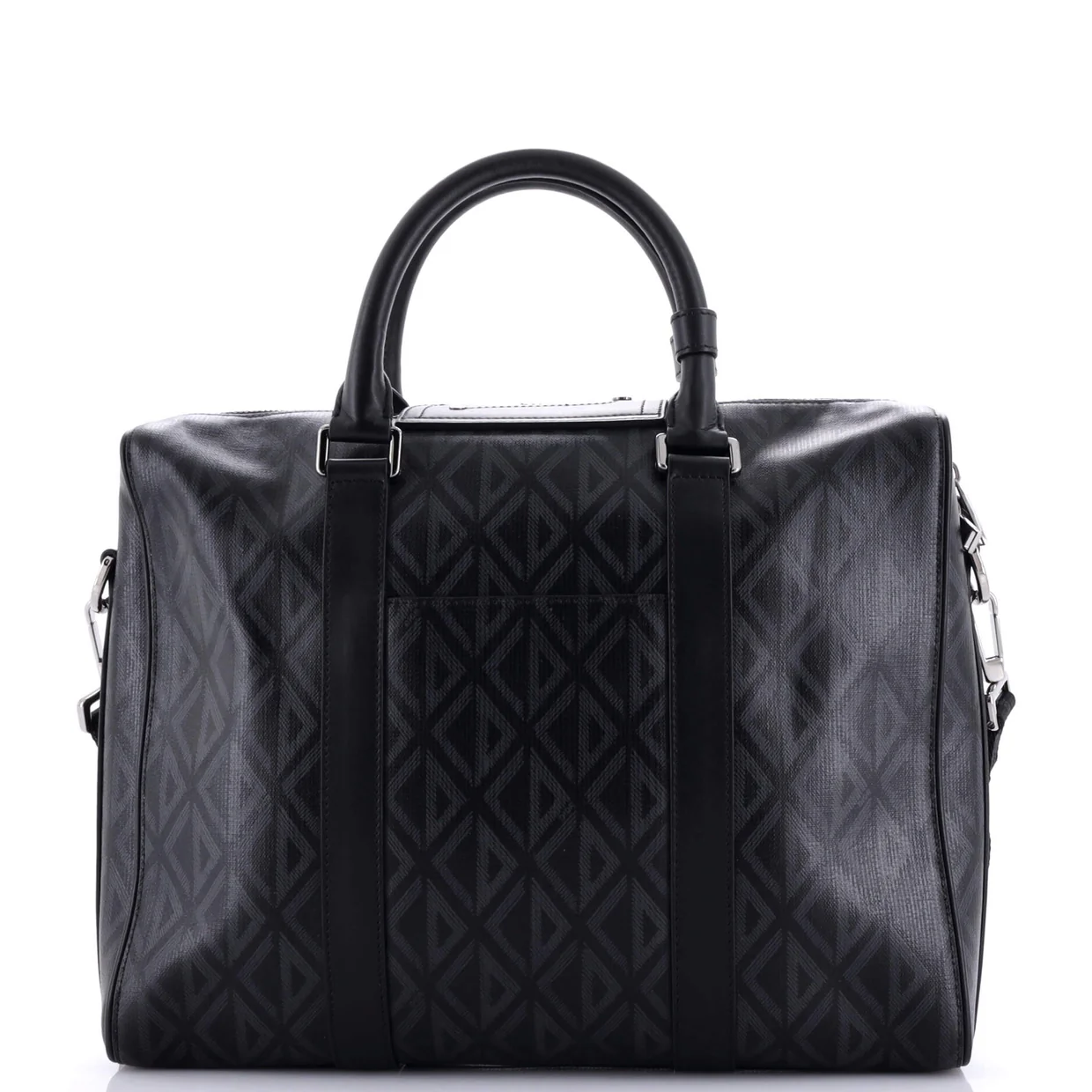 Lingot Briefcase CD Diamond Coated Canvas and Leather - Deep Luxury