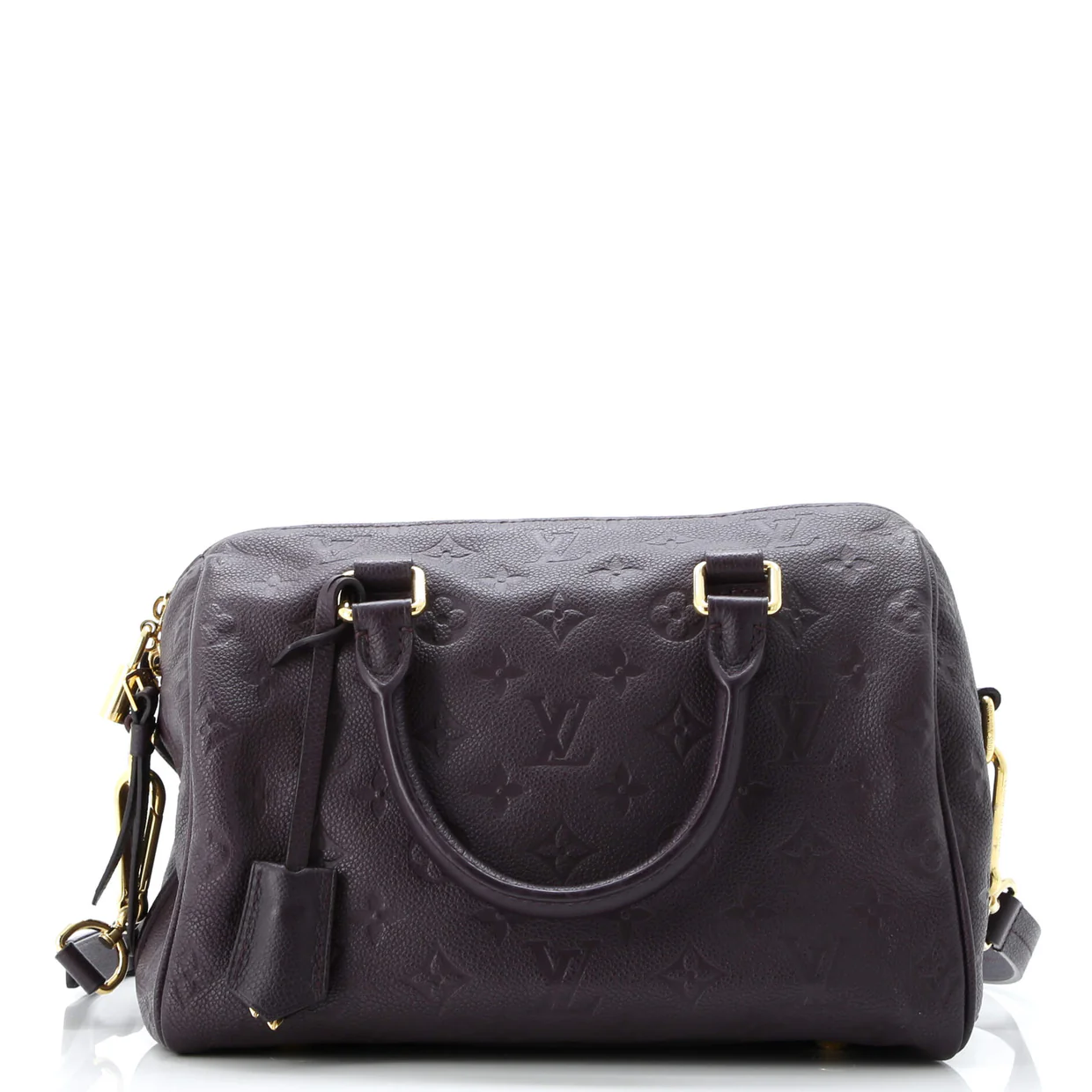 Speedy Bandouliere Bag Monogram Empreinte Leather 25 - Deep Luxury