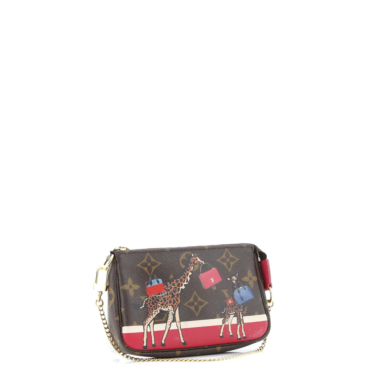 Pochette Accessoires Limited Edition Christmas Animation Monogram Canvas Mini - Deep Luxury